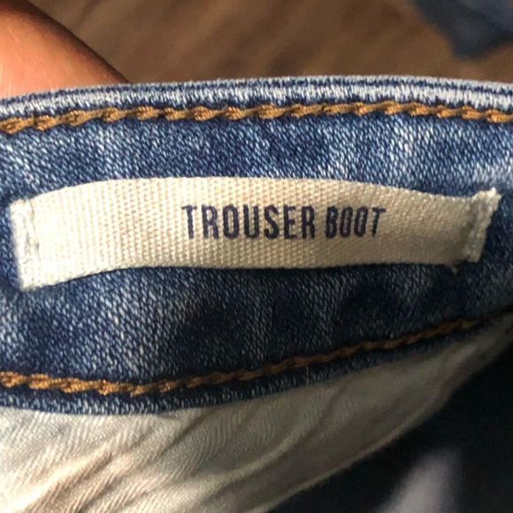 Wrangler Trouser Boot Jeans Women's 29 Mid Rise Western Flare Relaxed Fit Denim - Picture 3 of 7